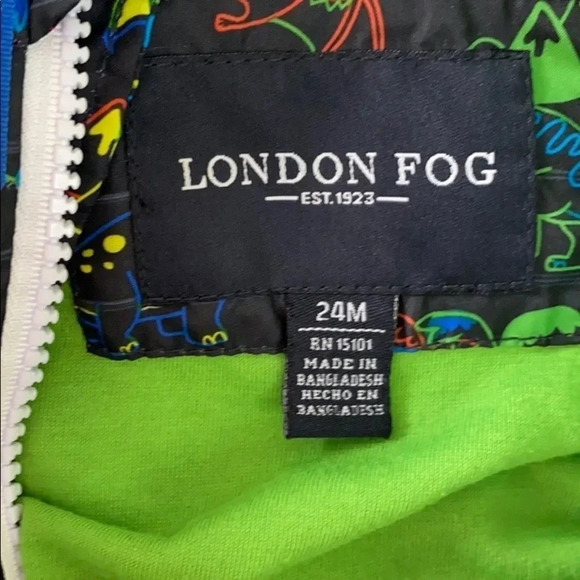 London Fog Dino Printed Jacket - Picture 8 of 8